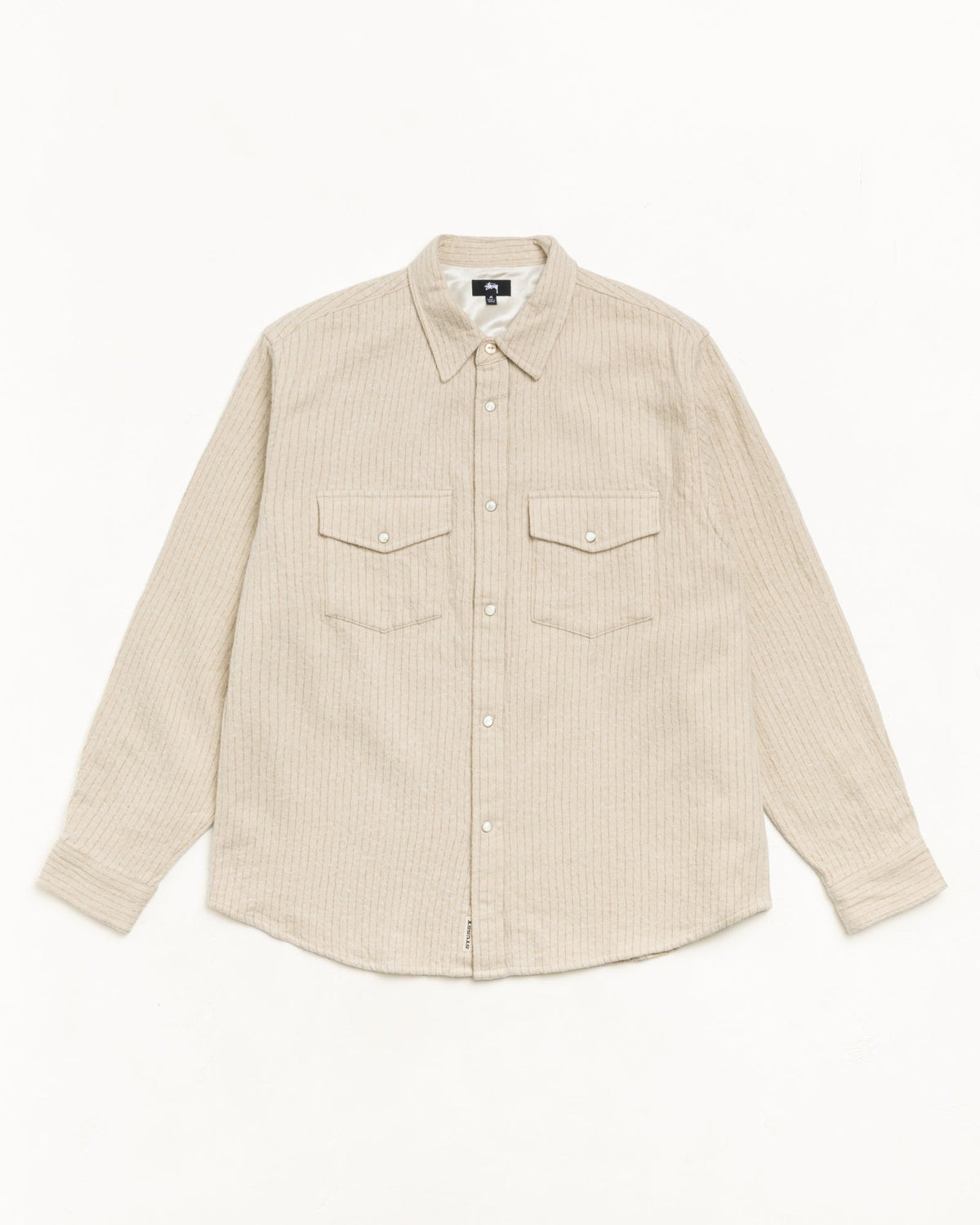 BRUSHED WOOL WESTERN SHIRT