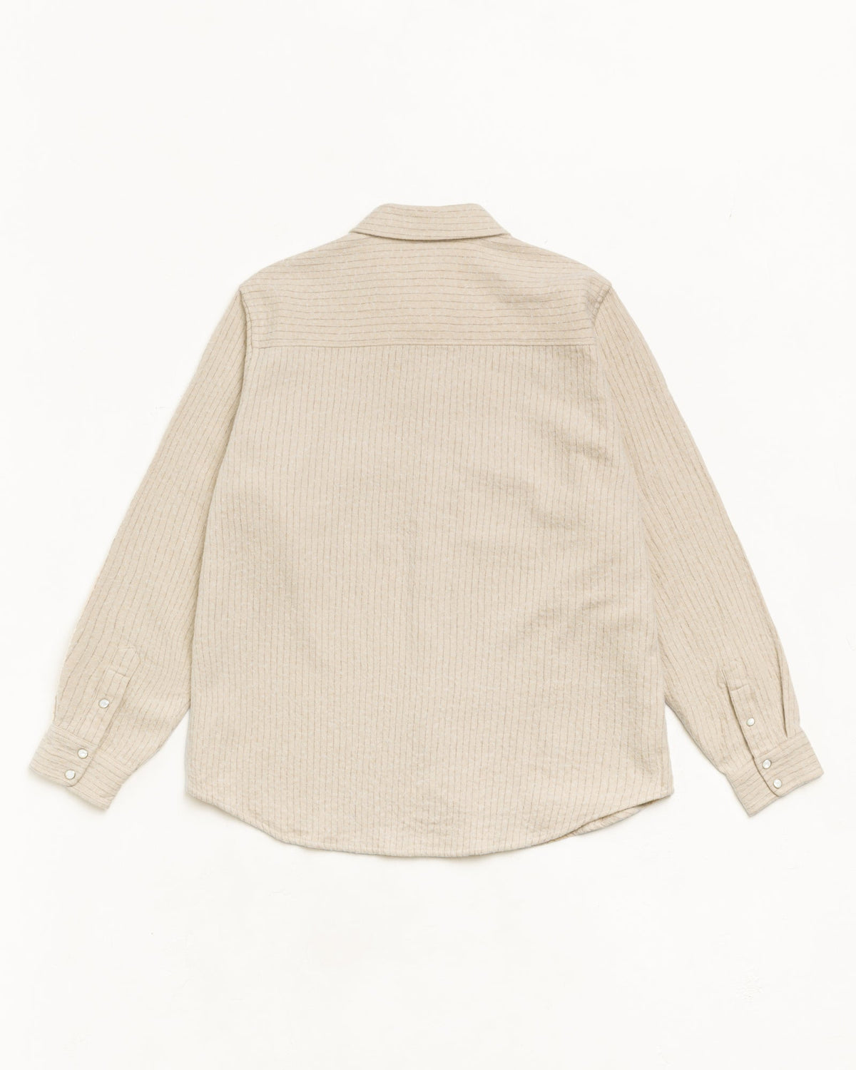 BRUSHED WOOL WESTERN SHIRT