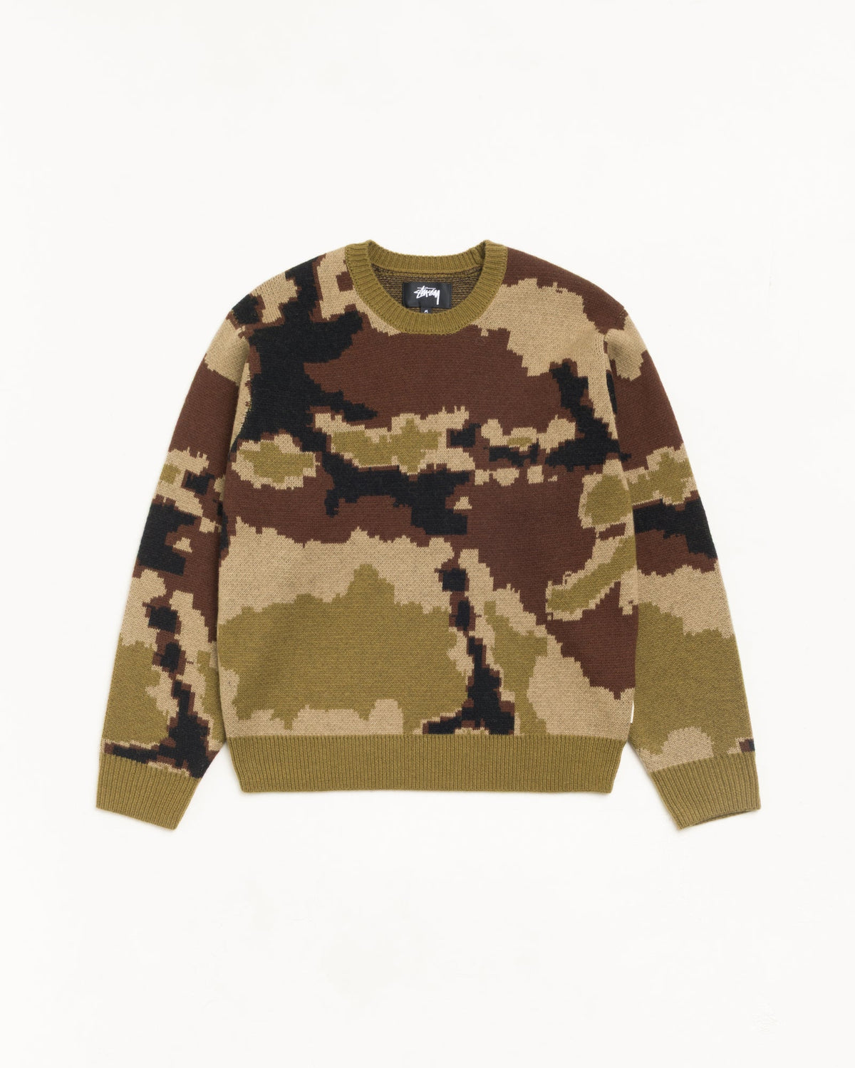 CAMO JACQUARD SWEATER