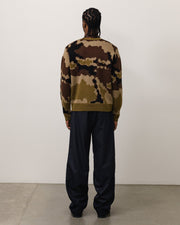 CAMO JACQUARD SWEATER
