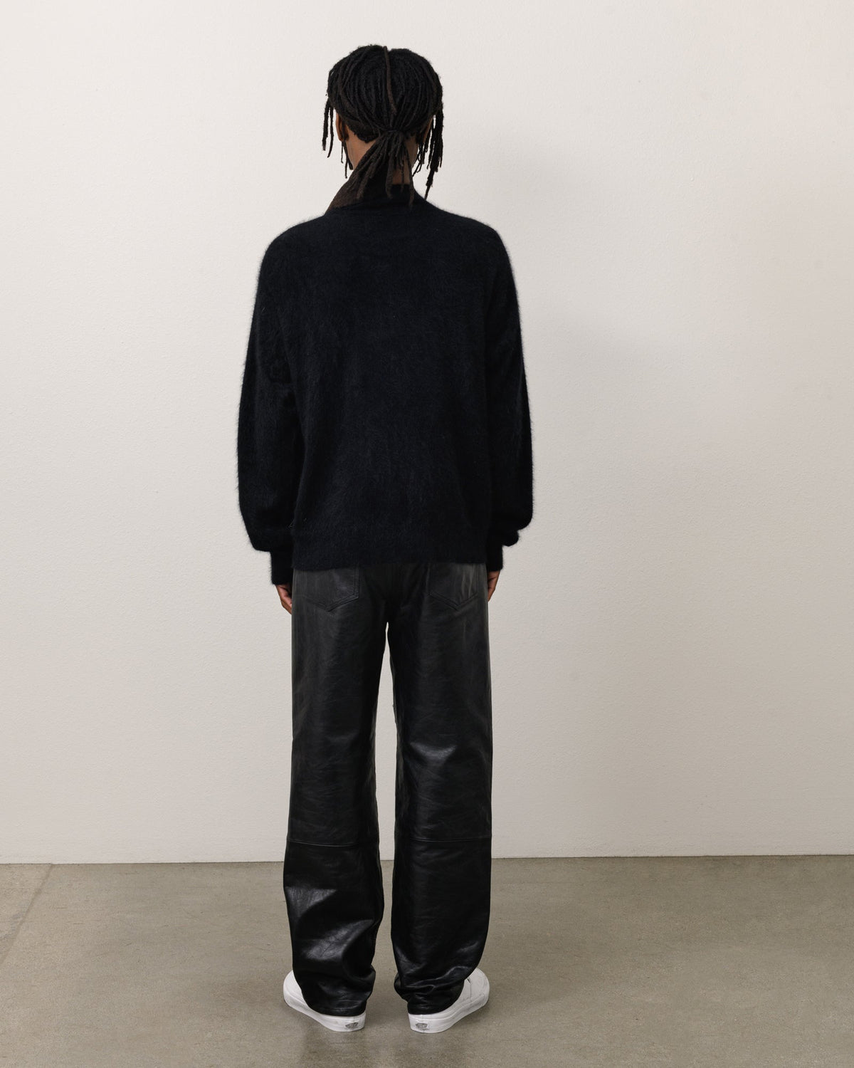 BRUSHED CASHMERE QUARTER ZIP