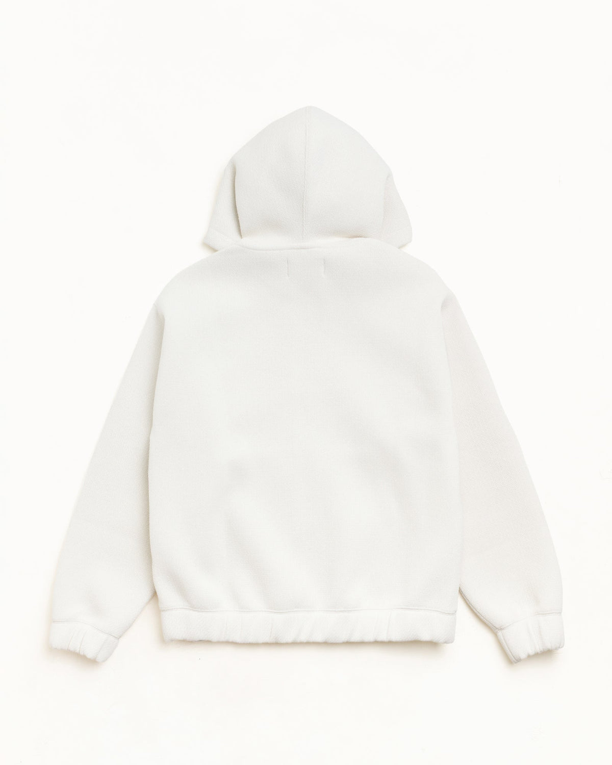 BONDED JERSEY ZIP HOODIE