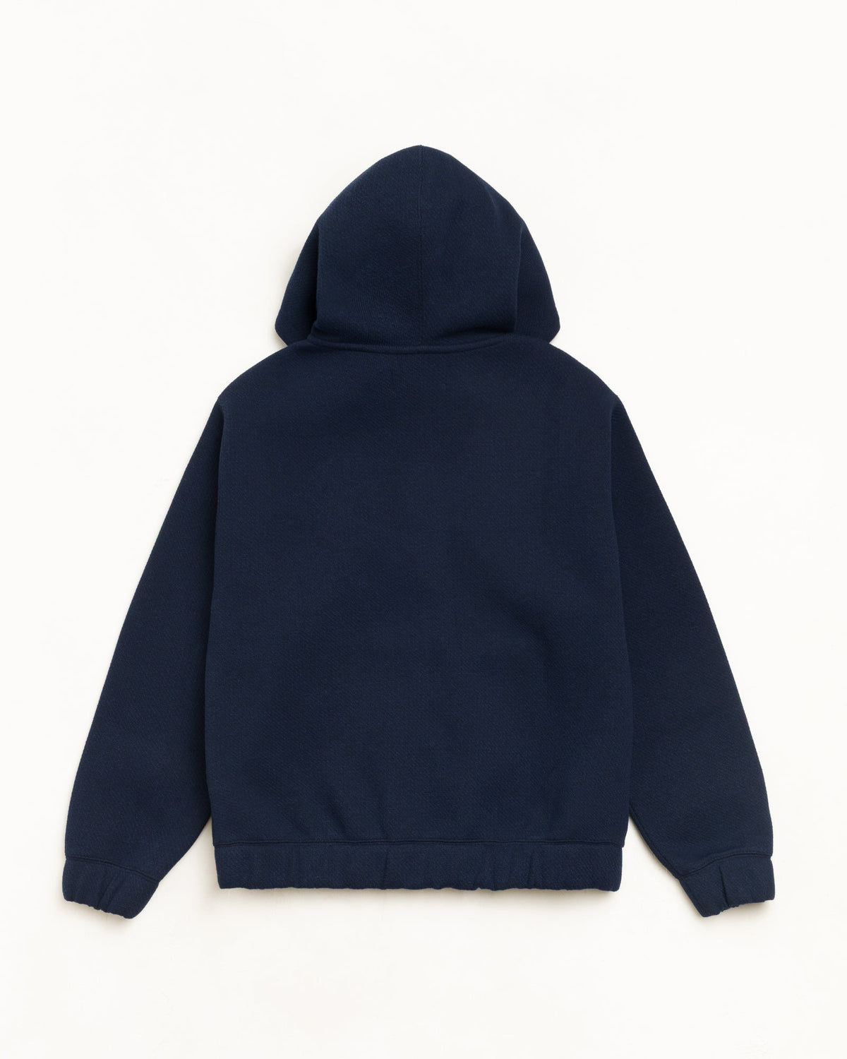 BONDED JERSEY ZIP HOODIE