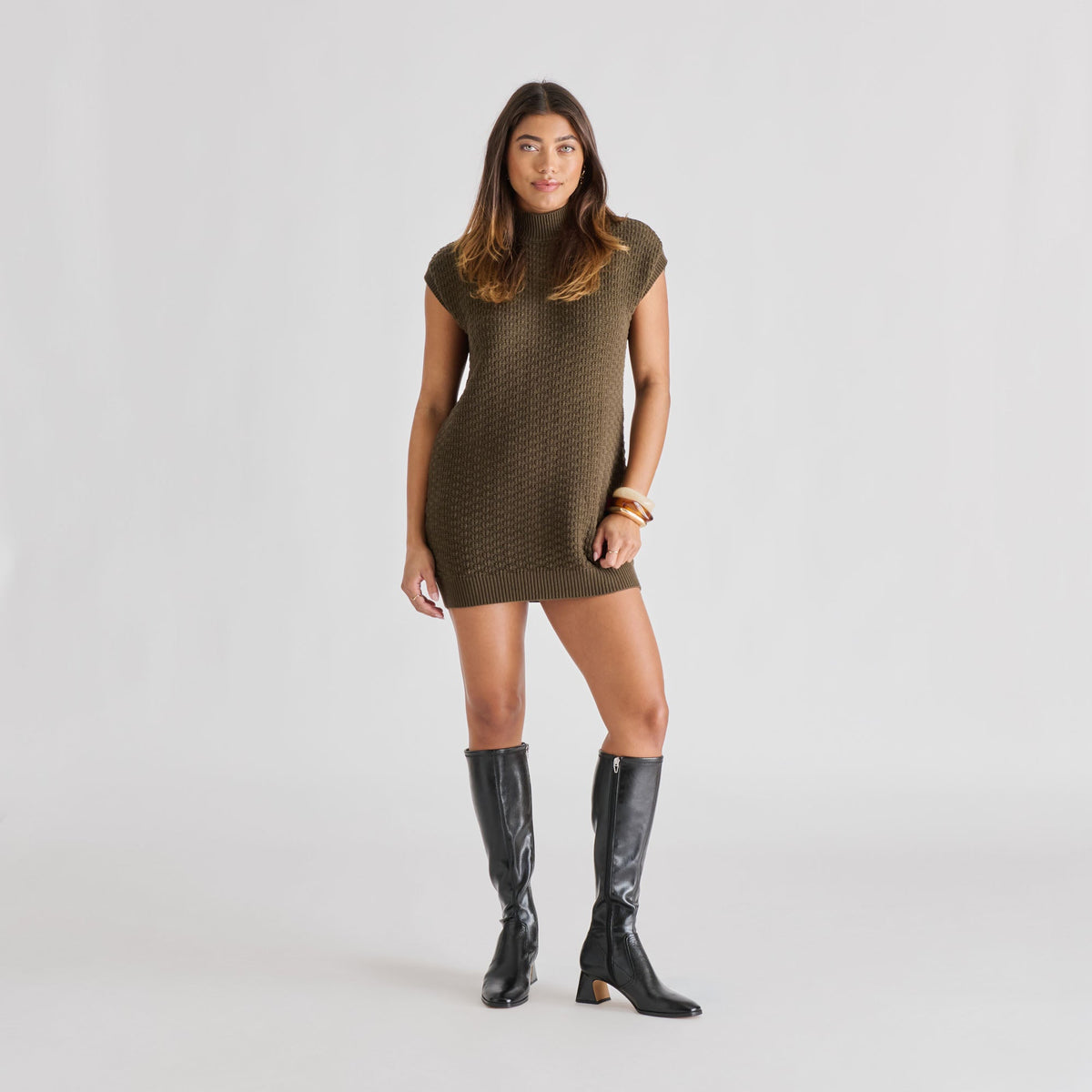 ALIVIA BOOTS BLACK LEATHER