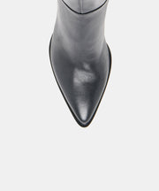 ALIMA NARROW CALF BOOTS BLACK LEATHER