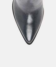 ALIMA EXTRA WIDE CALF BOOTS BLACK LEATHER