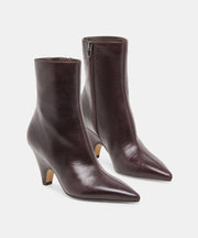 CRUZ BOOTIES BLACKBERRY LEATHER