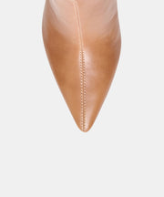 CRUZ BOOTIES TAN LEATHER