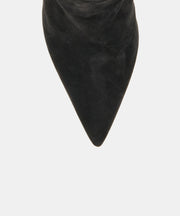 DANITY BOOTIES ONYX SUEDE