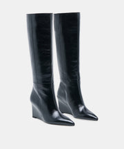 EMILA BOOTS BLACK LEATHER