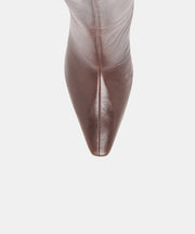 JAZMIN BOOTS DK CHOCOLATE LEATHER