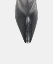 KARLIE BOOTIES BLACK LEATHER