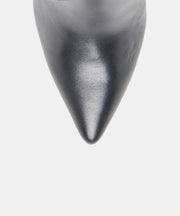 KINZY EXTRA WIDE CALF BOOTS BLACK LEATHER