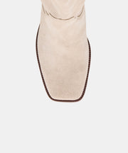 ROMIE BOOTS LT TAUPE SUEDE