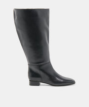 TYWIN EXTRA WIDE CALF BOOTS BLACK LEATHER