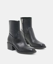ZELO H2O BOOTIES BLACK LEATHER