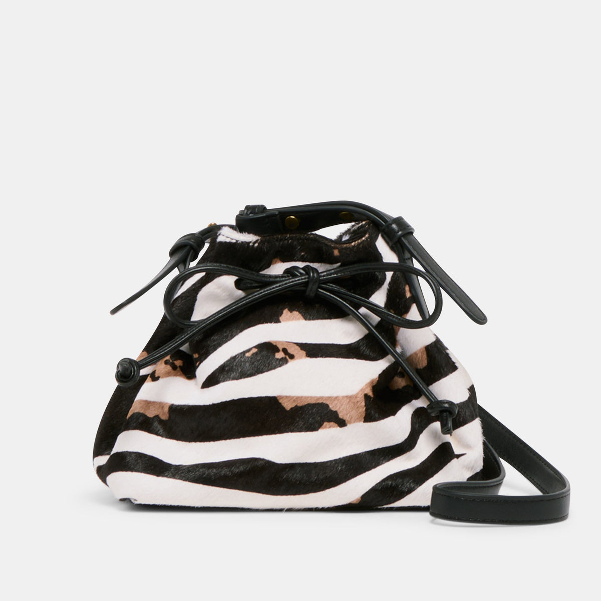 RANDI CROSSBODY ZEBRA CALF HAIR