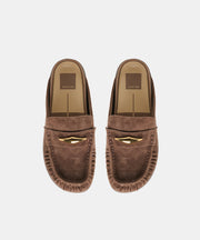 JODERO FLATS DK BROWN SUEDE