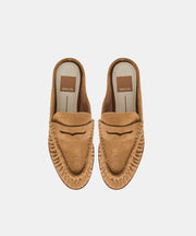 BETZY LOAFERS LT BROWN SUEDE