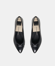 CELIO BALLET FLATS BLACK LEATHER