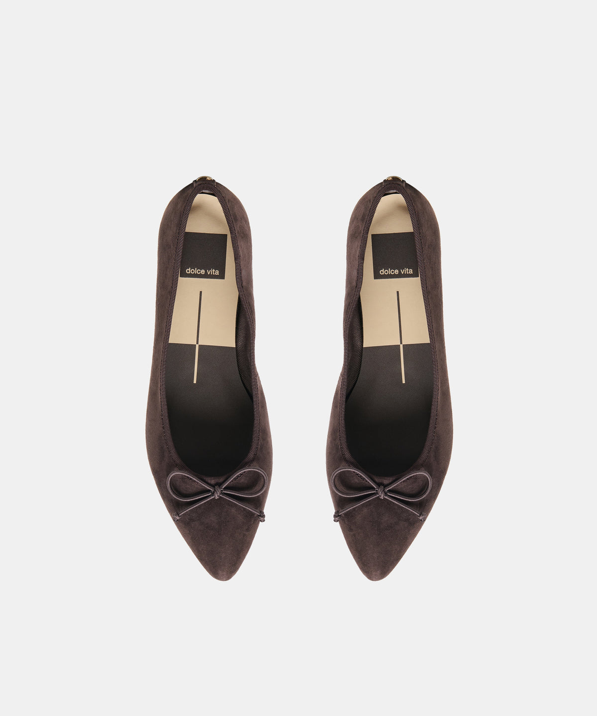 CELIO BALLET FLATS WALNUT SUEDE