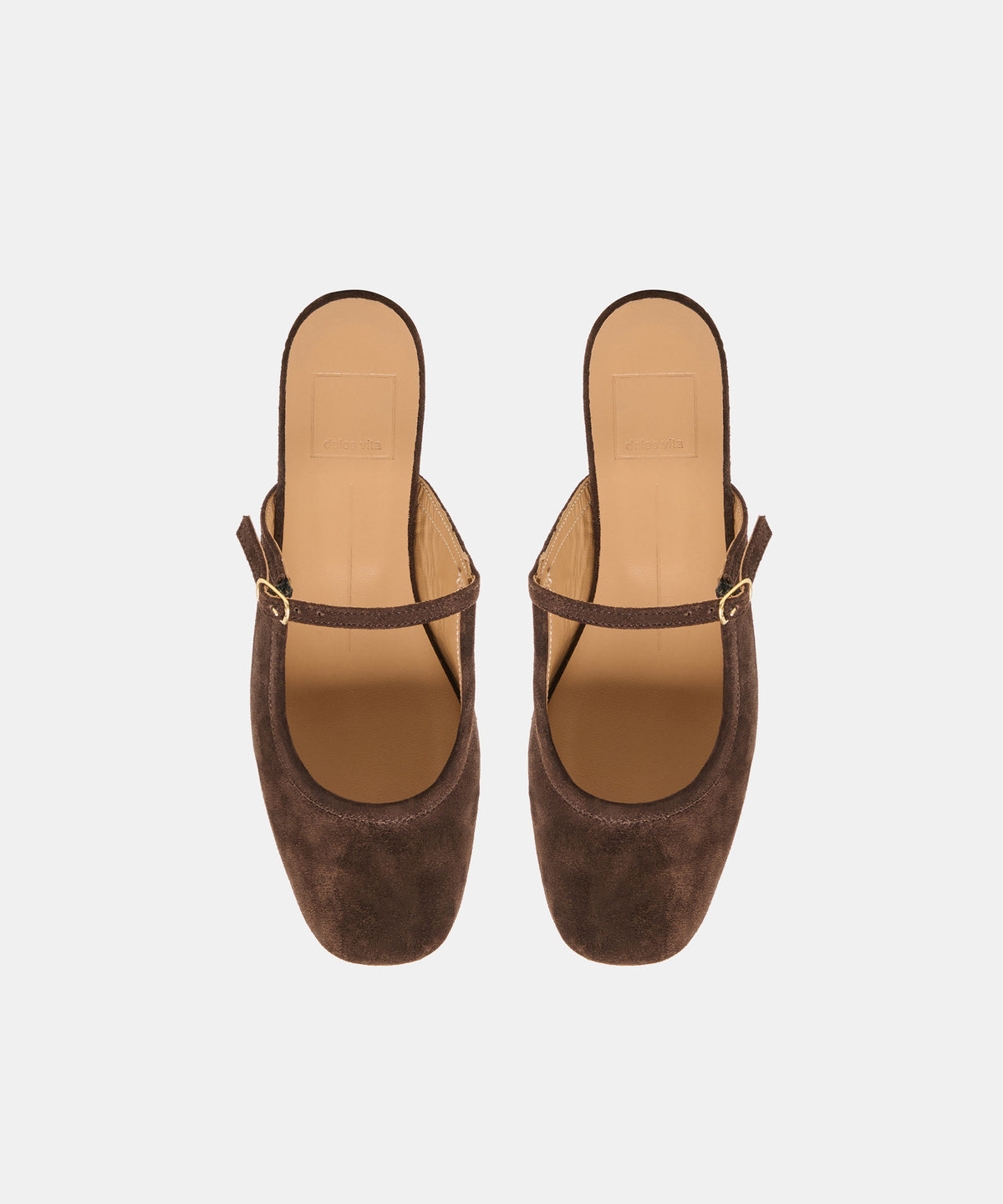 ELIO FLATS DK BROWN SUEDE