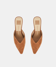 ELM FLATS BROWN SUEDE