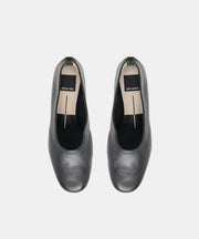 KORY BALLET FLATS BLACK LEATHER