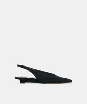 LEEROY FLATS ONYX SUEDE