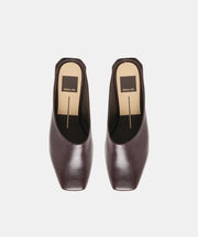 MACLYN FLATS BLACK CHERRY LEATHER