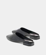 MACLYN FLATS BLACK LEATHER