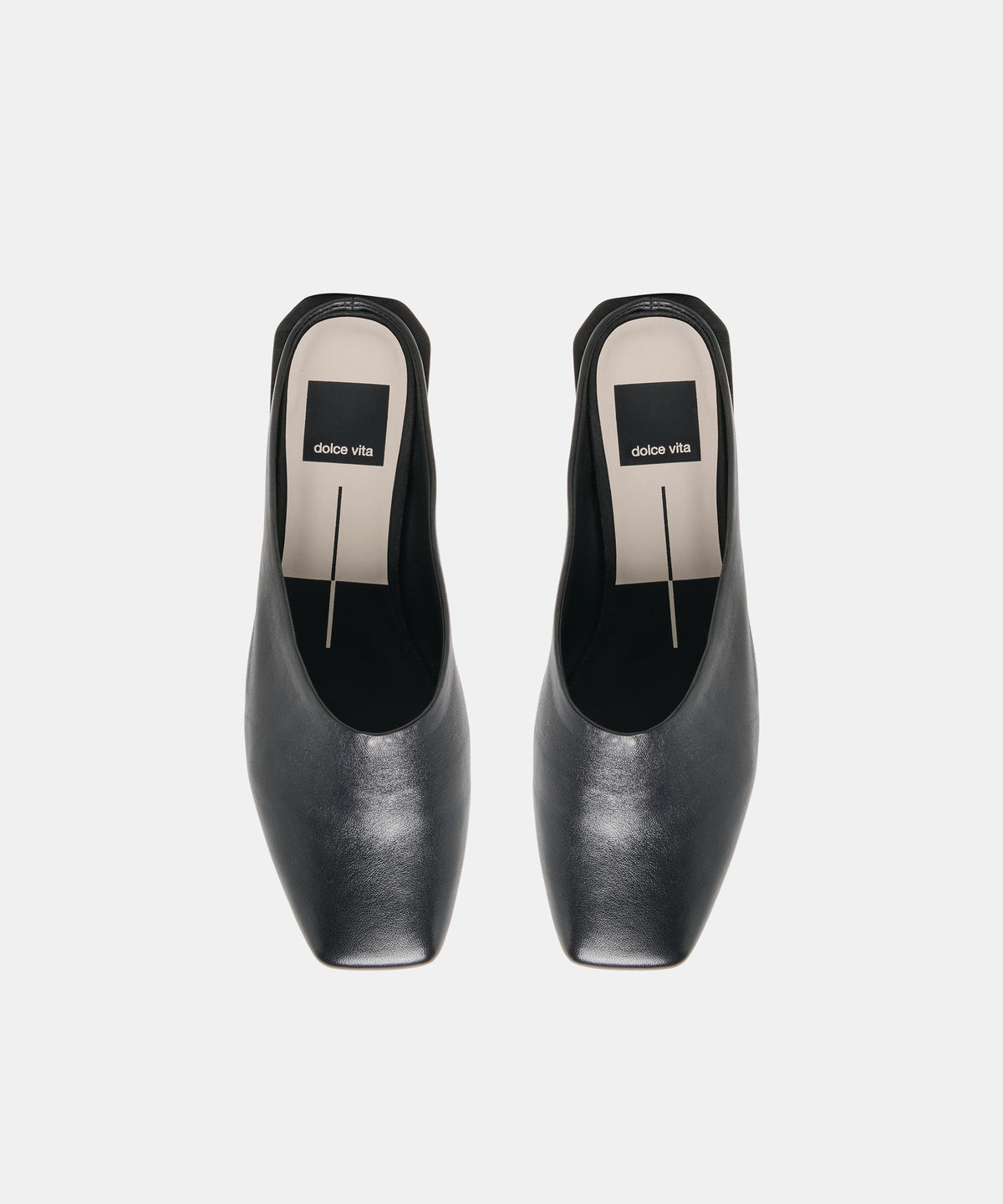 MACLYN FLATS BLACK LEATHER