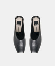 MACLYN FLATS BLACK LEATHER