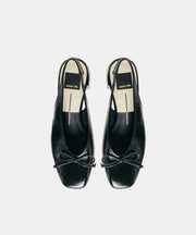 MARIEN MID HEELS BLACK LEATHER