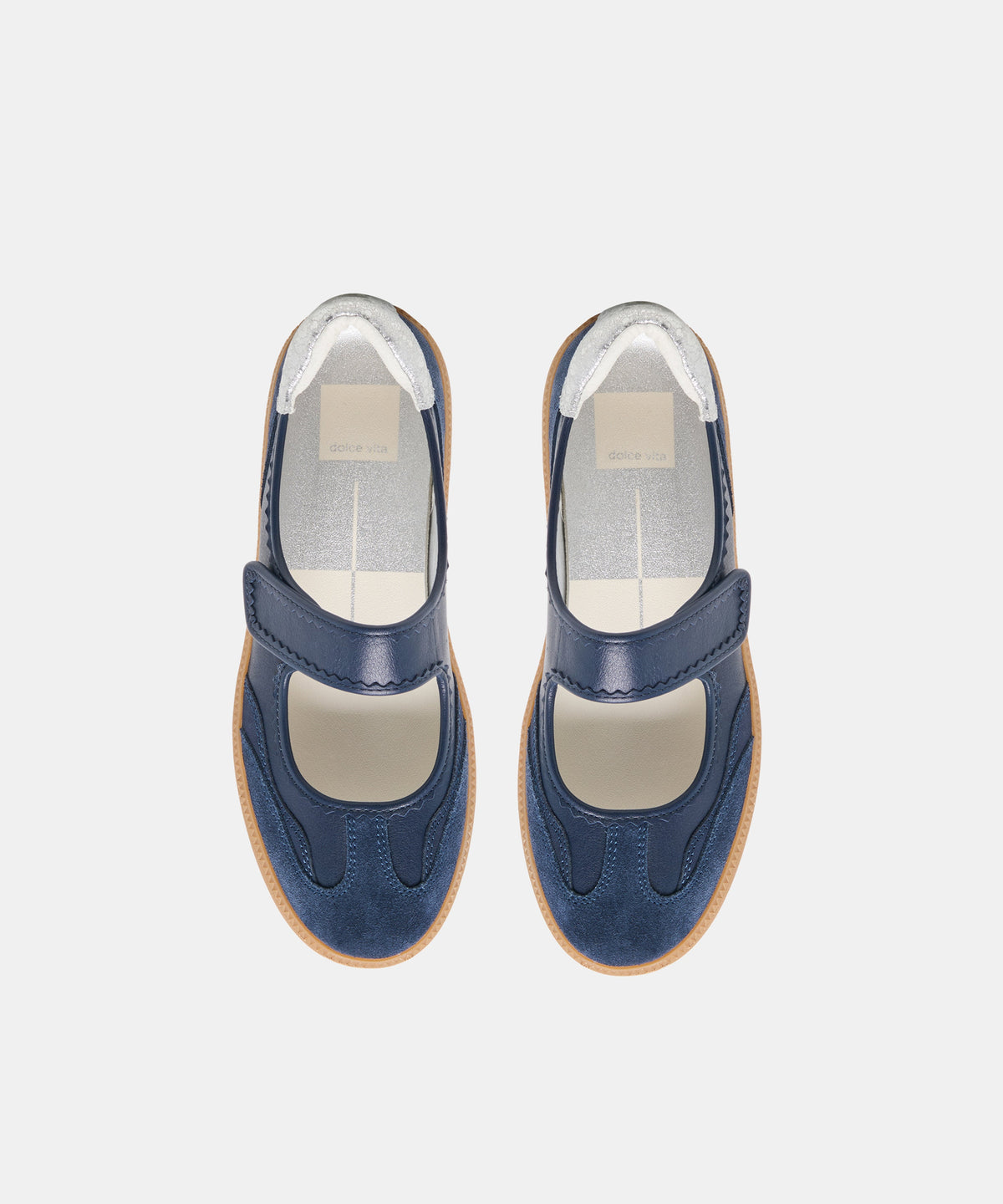 NANET SNEAKERS DK NAVY LEATHER