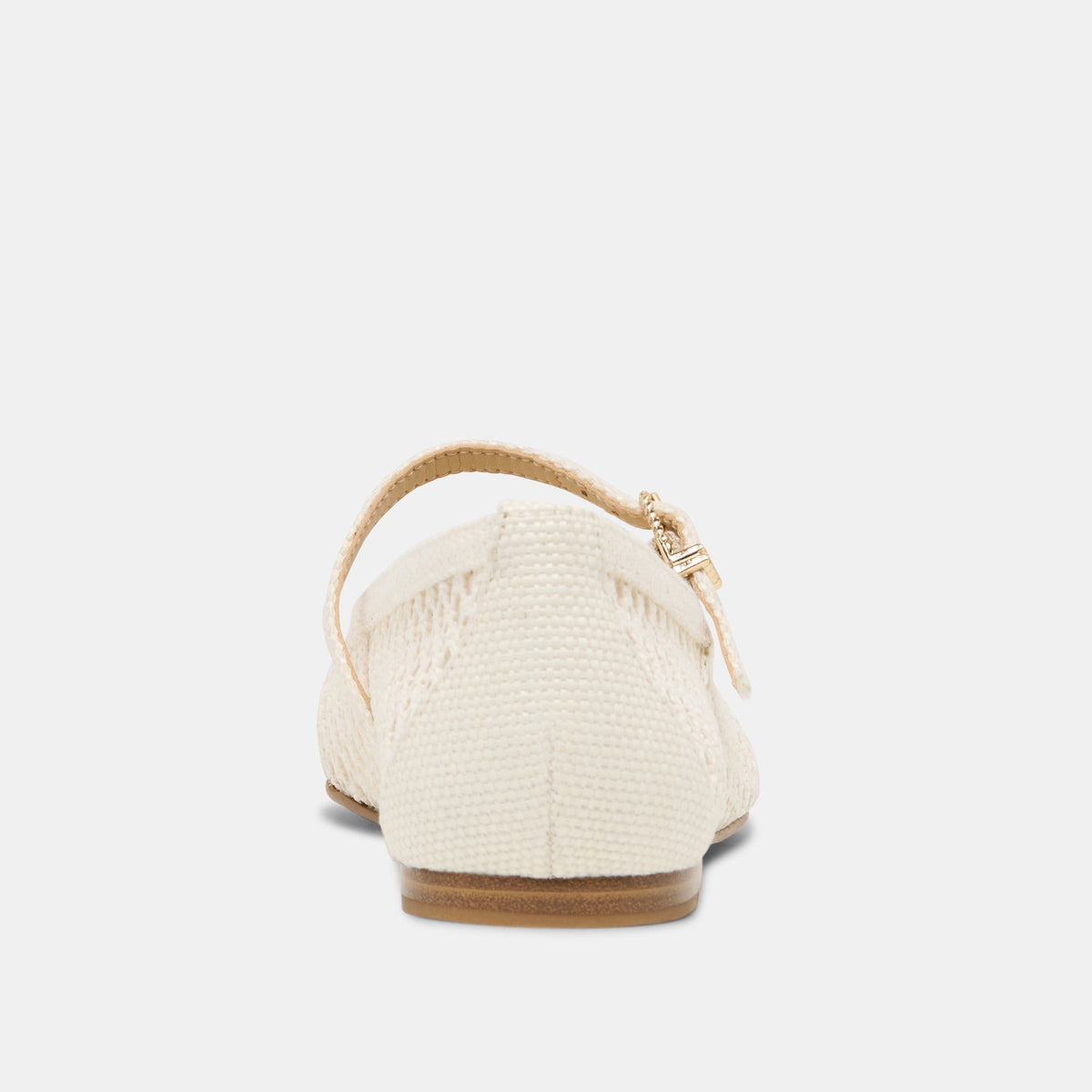 REYES BALLET FLATS WHITE WOVEN RAFFIA
