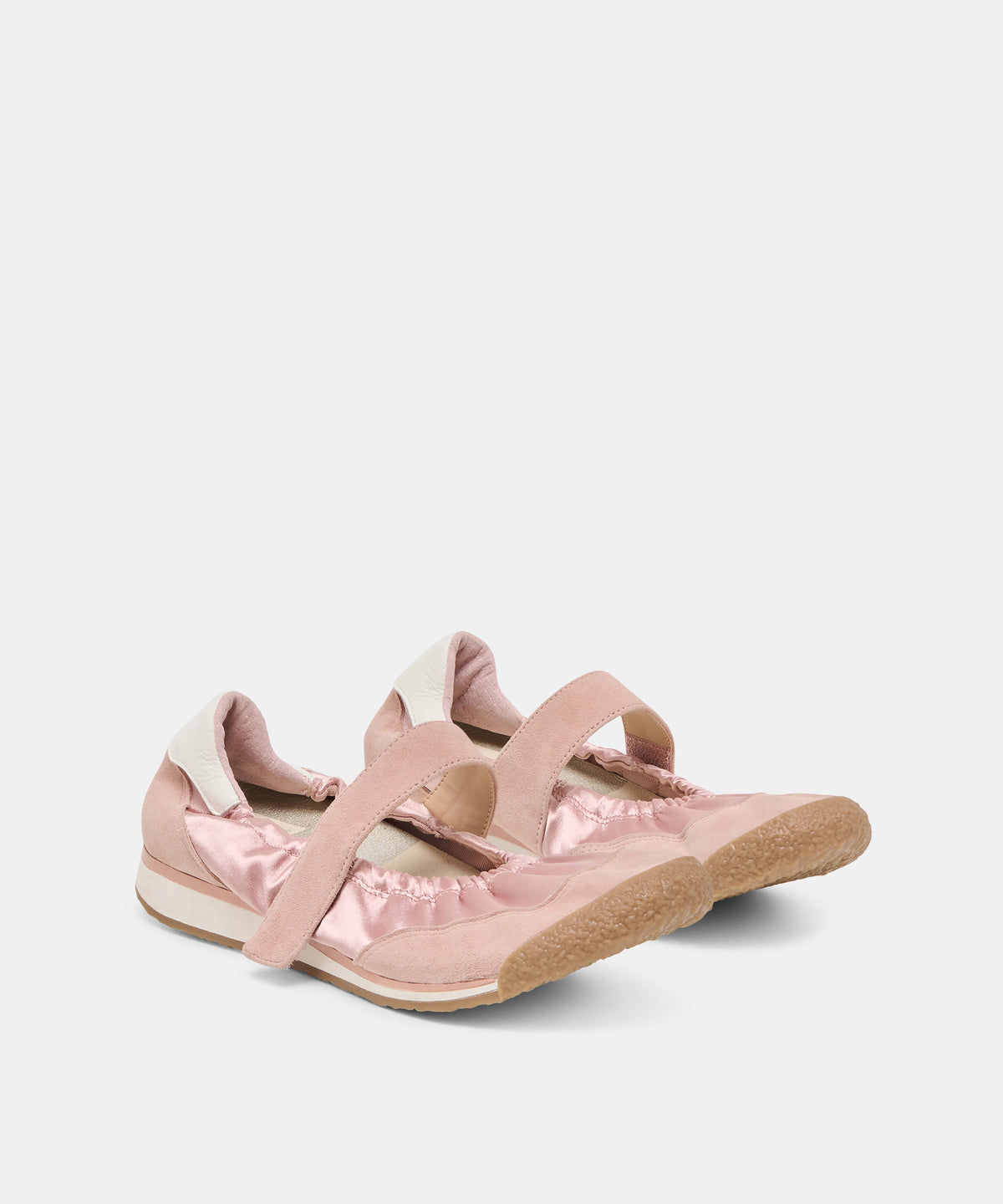 SPRUCE SNEAKERS AGED ROSE SATIN