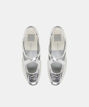 YONO SNEAKERS SILVER DISTRESSED LEATHER