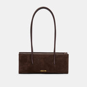 BESTIE HANDBAG ESPRESSO SUEDE