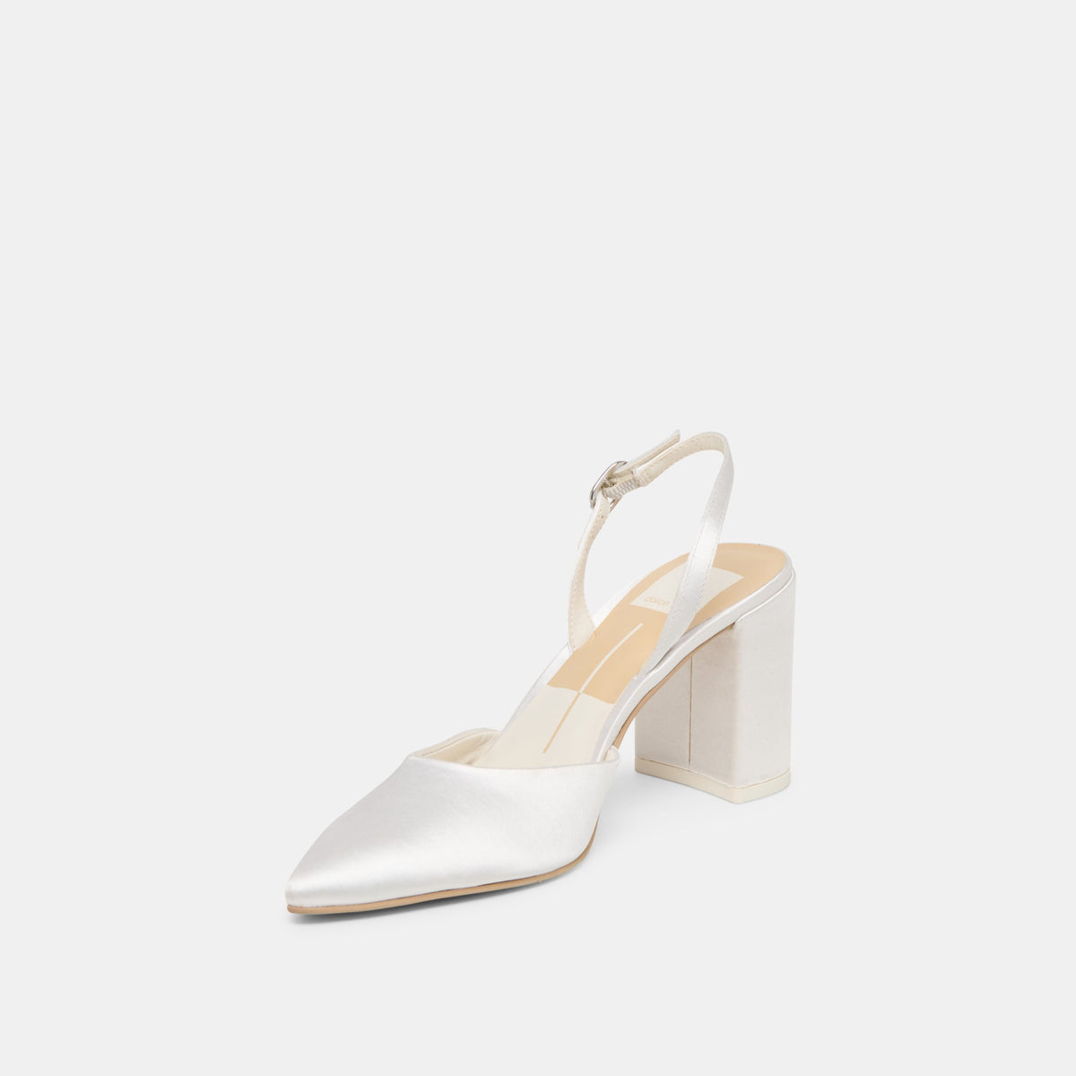 CAREL HIGH HEELS TRUE WHITE SATIN