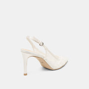 YAMI HEELS TRUE WHITE LACE