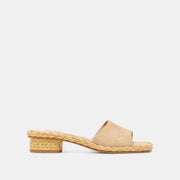 DIXI WIDE SANDALS CAMEL SUEDE