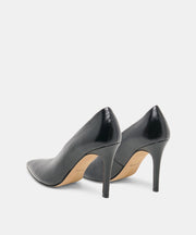 EMANI HEELS BLACK LEATHER