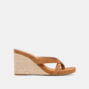 HELAN ESPADRILLE WEDGES BROWN SUEDE
