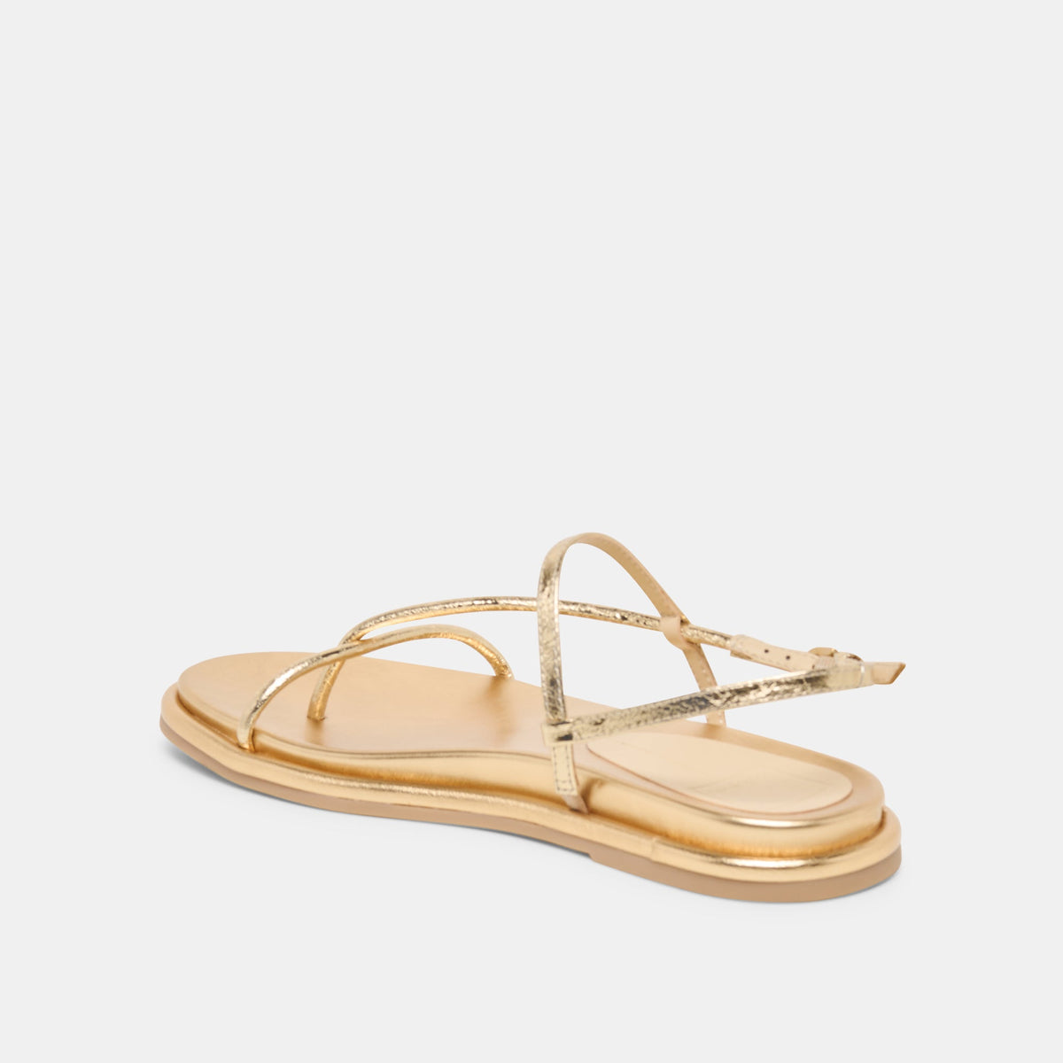 DOM SANDALS GOLD DISTRESSED LEATHER