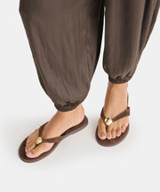 JAINA SANDALS DK BROWN SUEDE