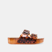 JULIO X SANDALS TORTOISE VINYL
