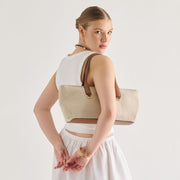 CLARINA SHOULDER BAG NATURAL CANVAS