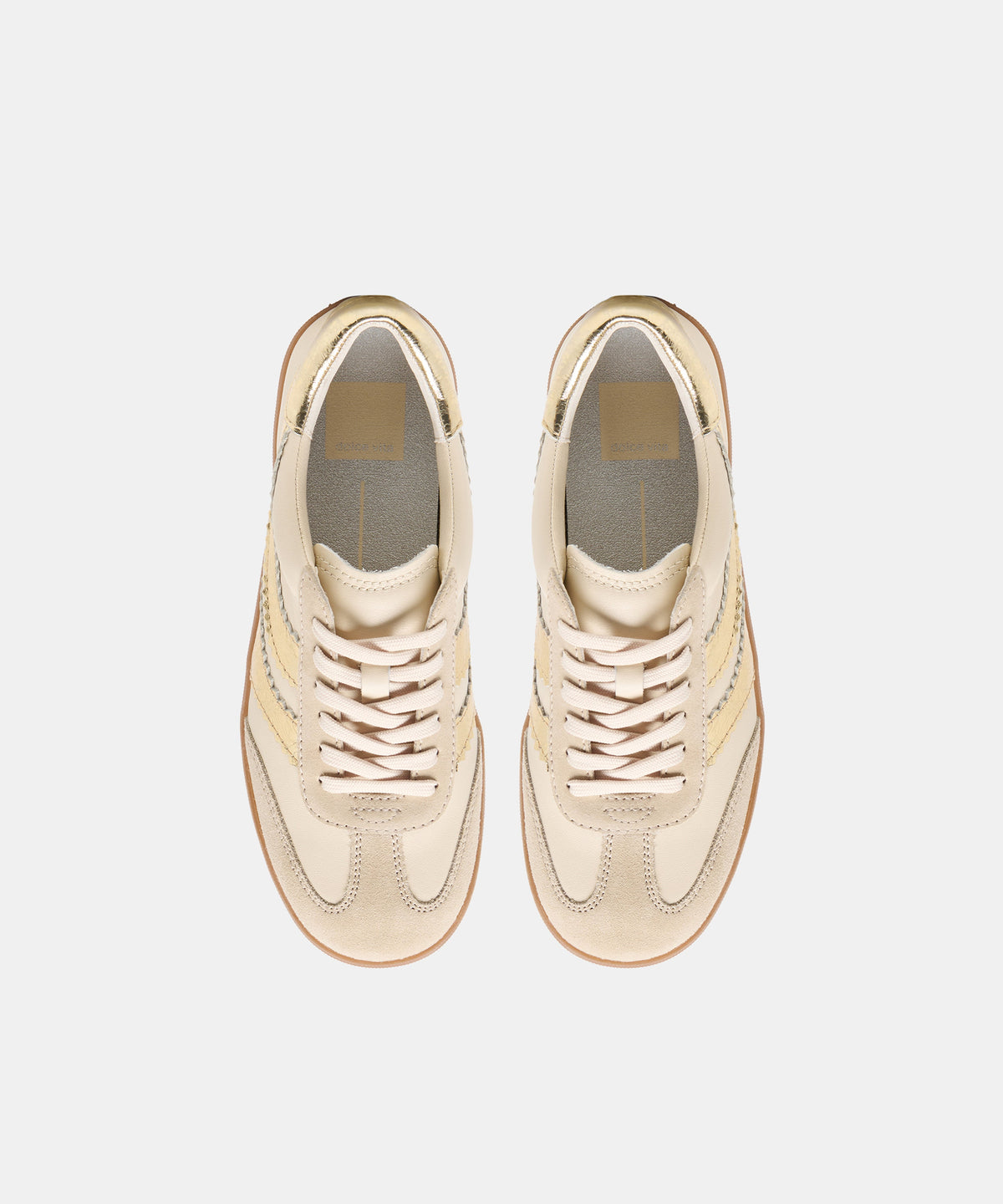 MERIT SNEAKERS WHITE GOLD LEATHER