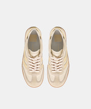 MERIT SNEAKERS WHITE GOLD LEATHER